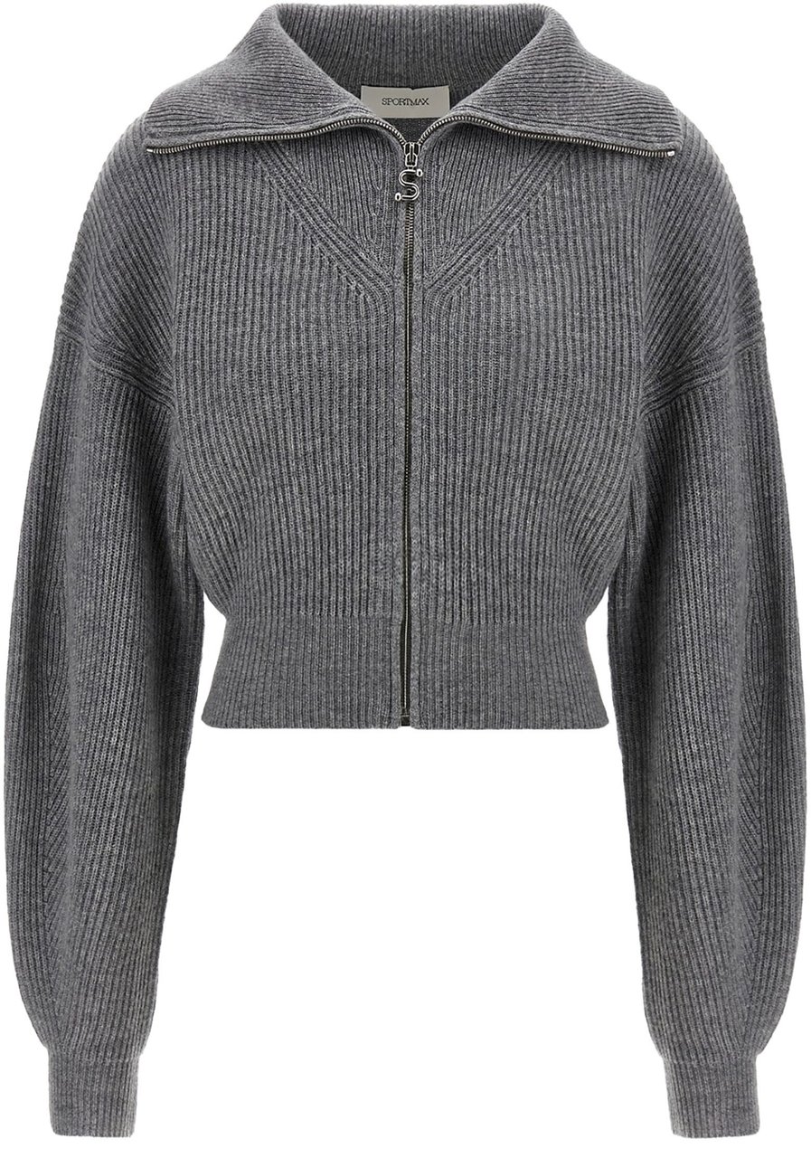 Sportmax Sweaters Grigio Medio Grijs
