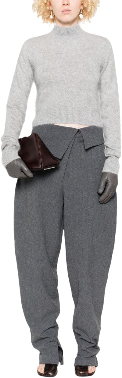 Sportmax Sweaters Grey Grijs