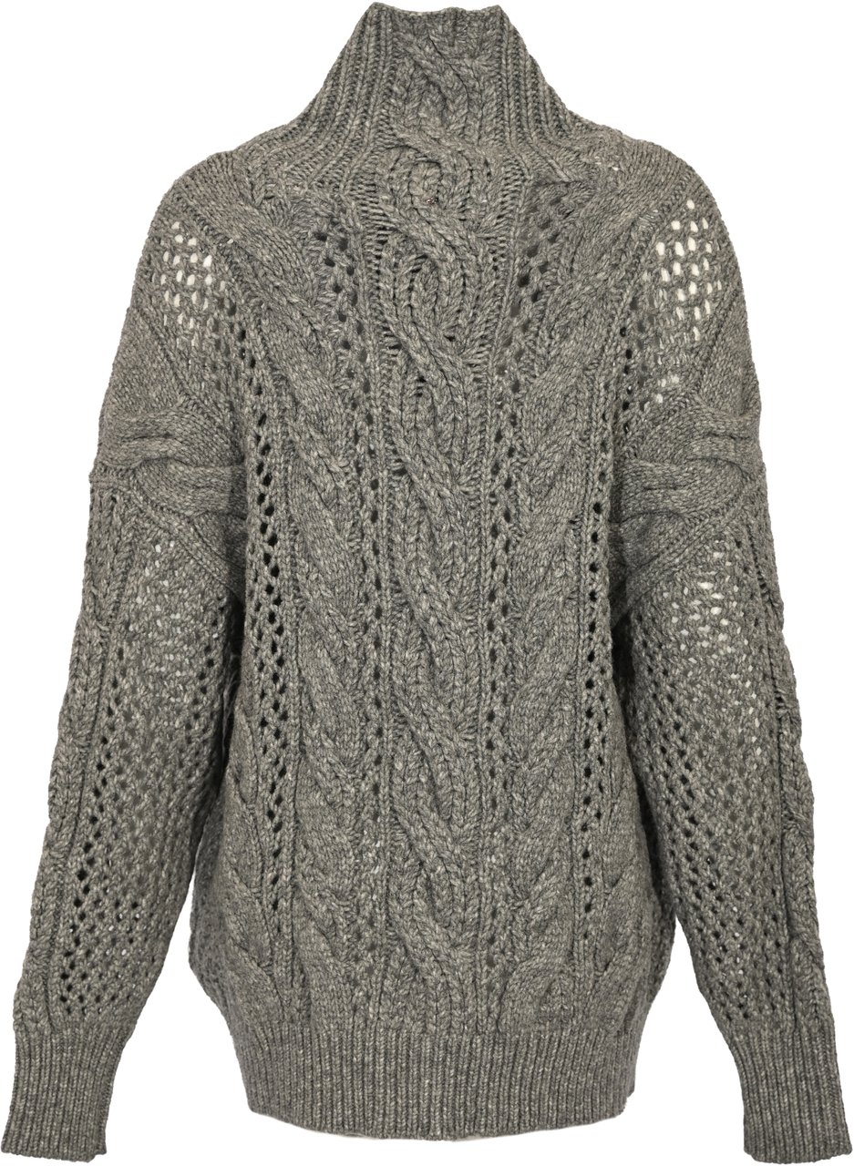 Sportmax Sweaters Grigio Medio Grijs