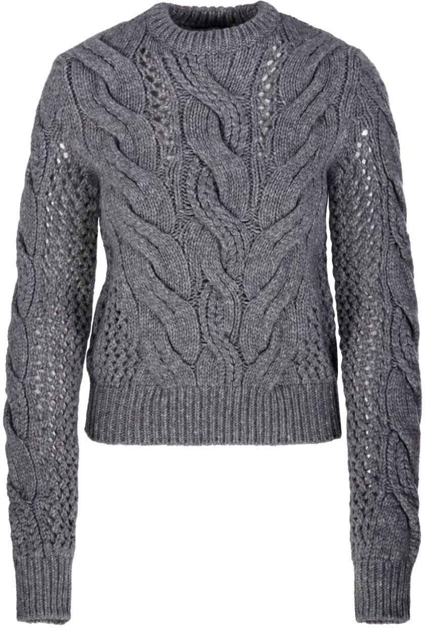 Sportmax Sweaters Grey Grijs