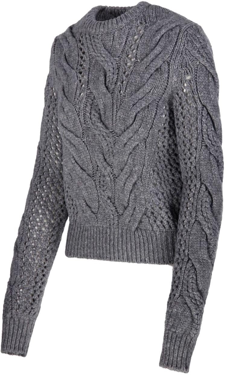 Sportmax Sweaters Grey Grijs