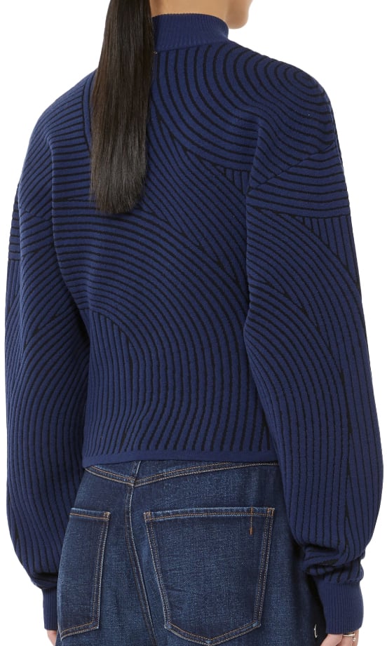 Sportmax Sweaters Blue Blauw
