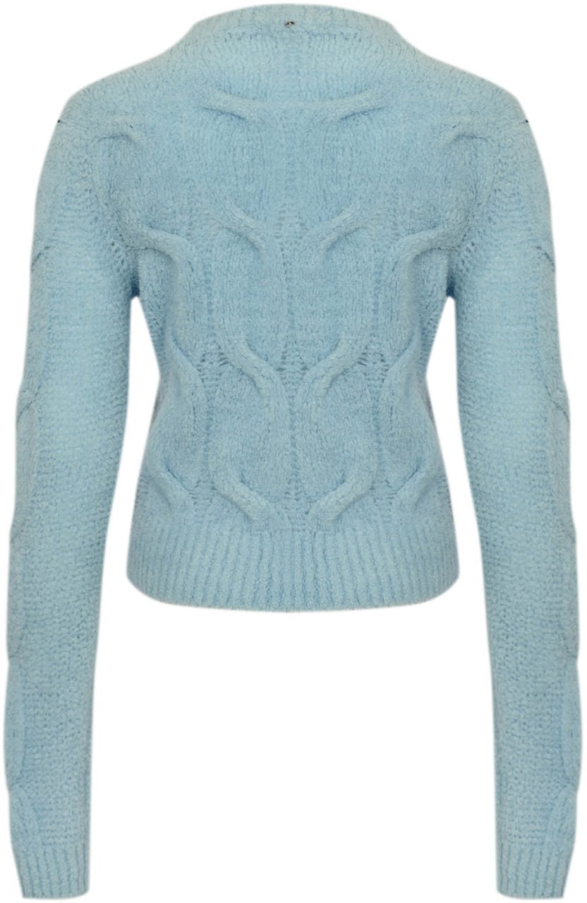 Sportmax Sweaters Clear Blue Blauw