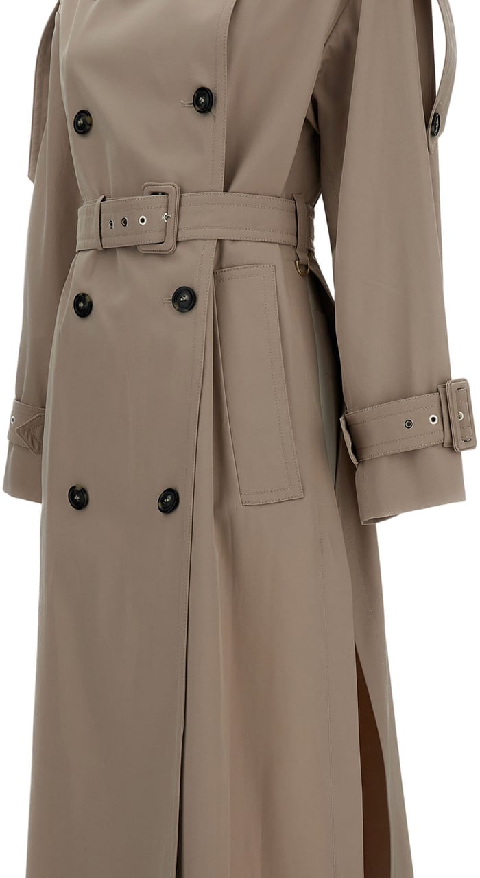 Sportmax Beige Spxgocce Water Repellent Trench Coat Neutraal