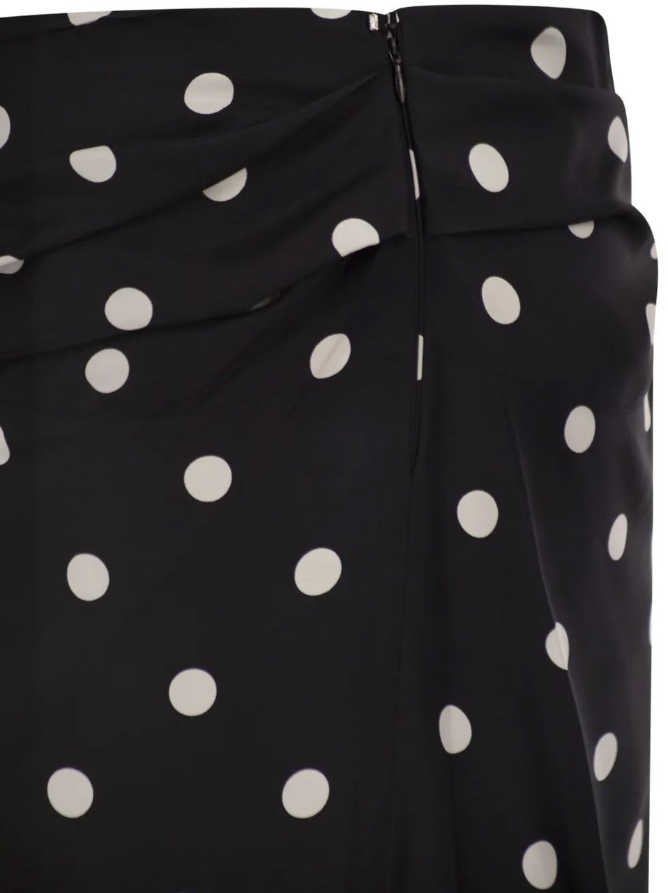 Sportmax Skirt Polka Dot Black Zwart