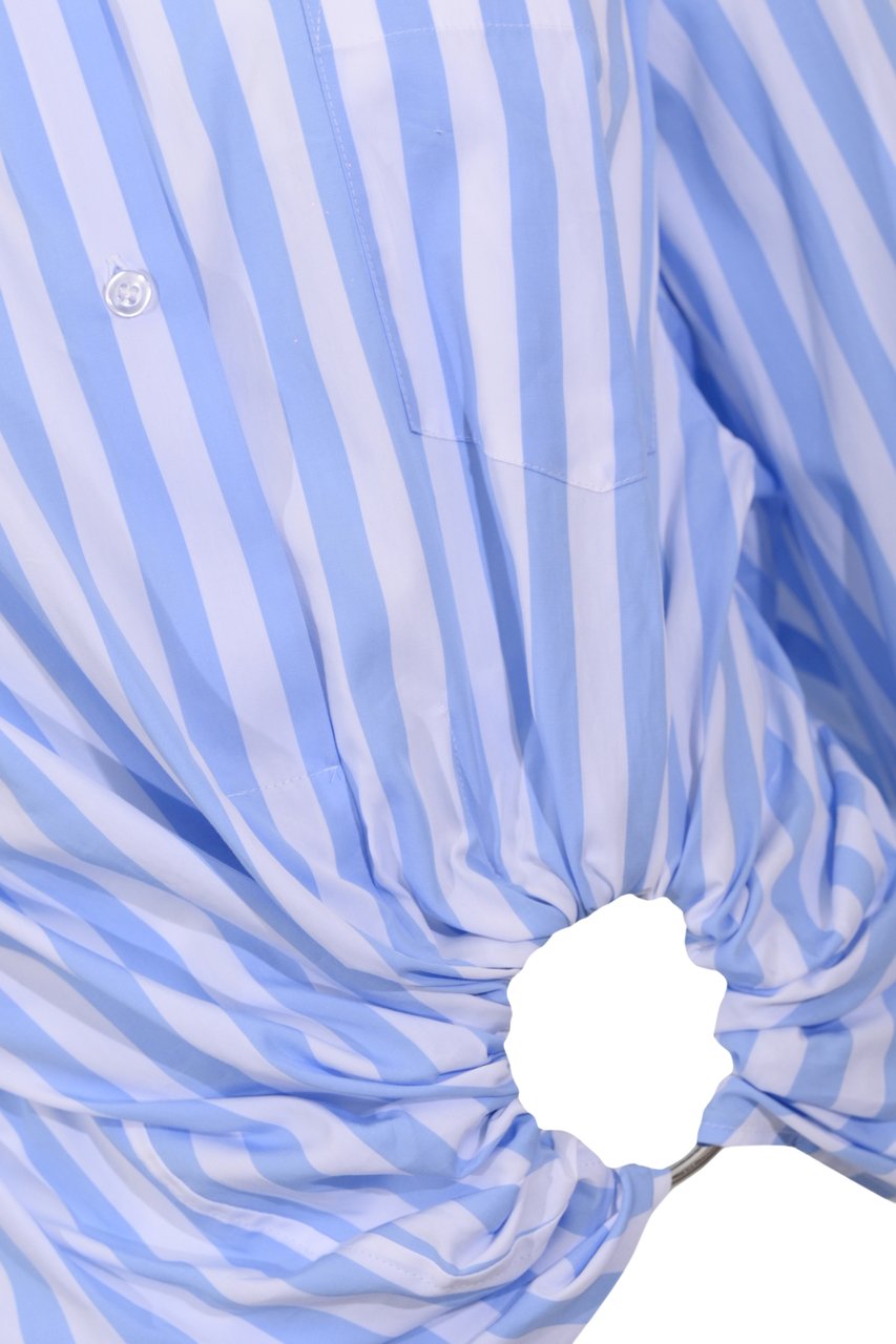 Sportmax Shirts Clear Blue Lichtblauw