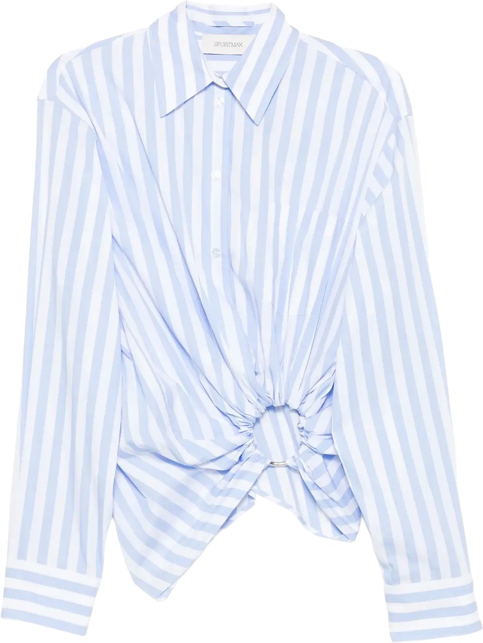 Sportmax Blouse Stripes Blauw