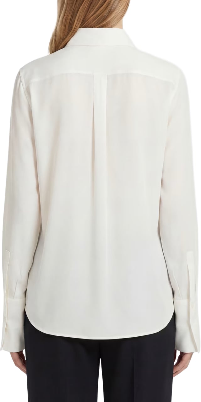 Sportmax SPORT MAXMARA Camicia crepe de chine ELISIR Wit
