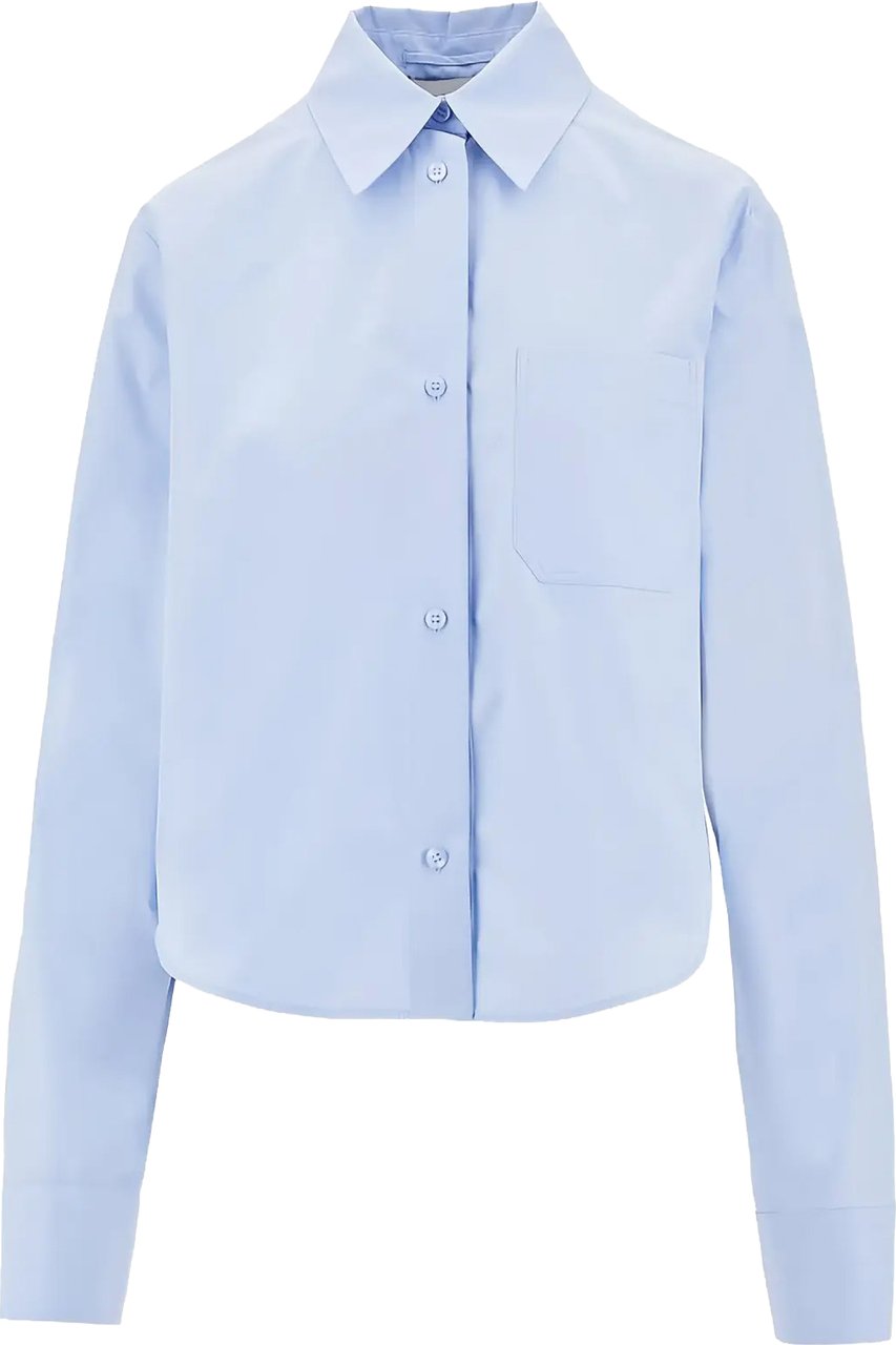 Sportmax Shirt Light Blue Blauw