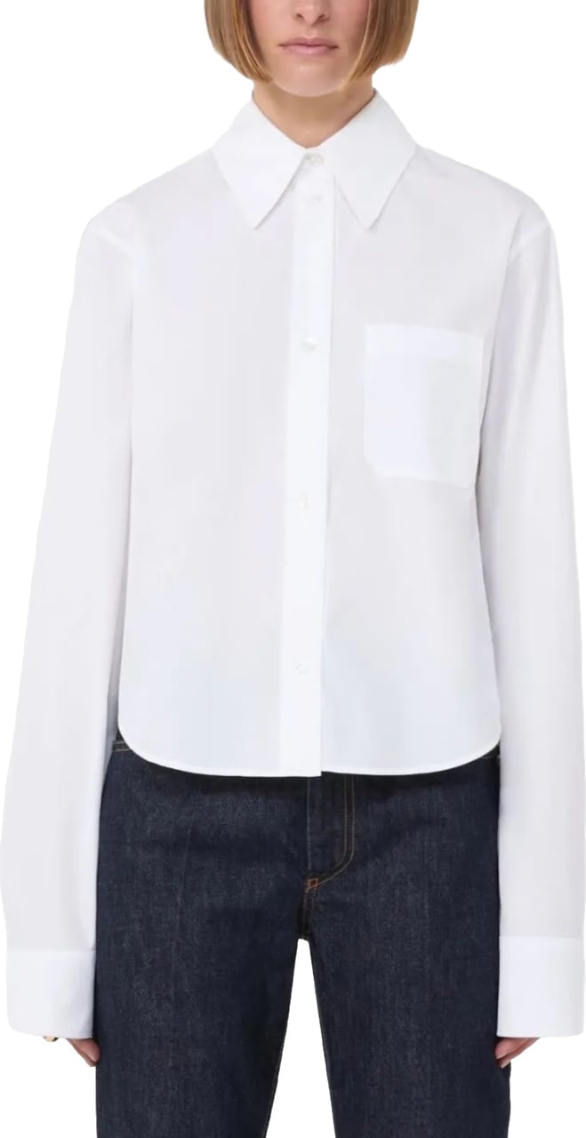 Sportmax Shirt Optical White Wit