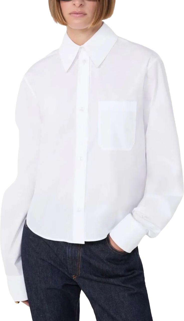 Sportmax Shirt Optical White Wit