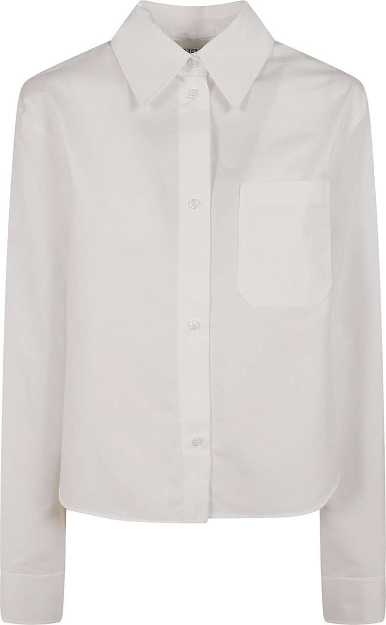Sportmax SPORT MAXMARA Camicia plissè dietro CEPPO Wit