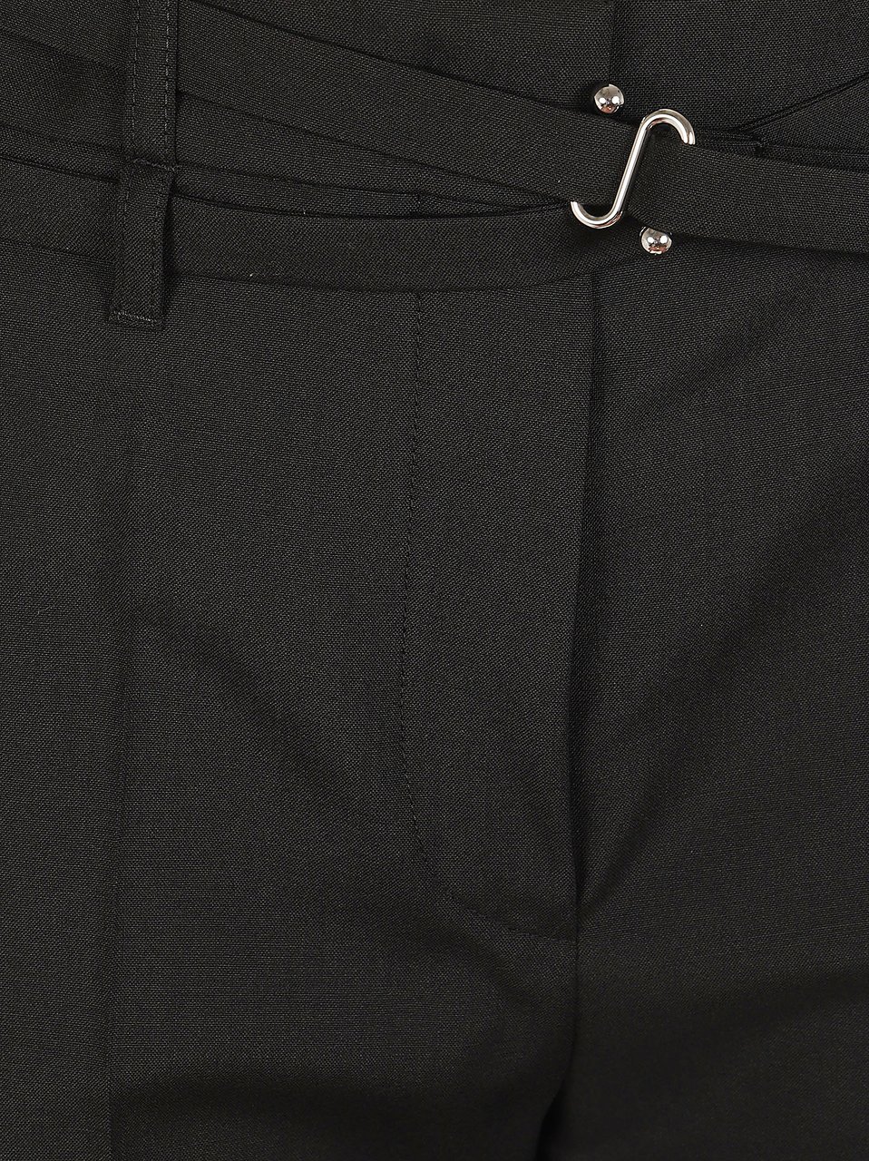 Sportmax SPORT MAXMARA Pantalone lungo flared CERA Zwart
