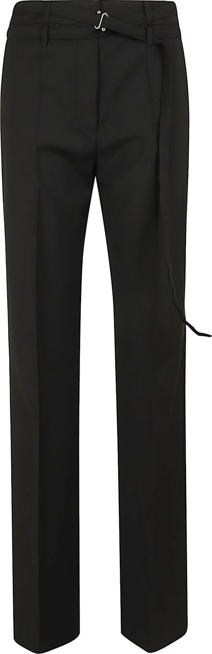 Sportmax SPORT MAXMARA Pantalone lungo flared CERA Zwart