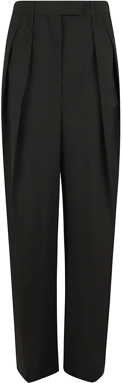 Sportmax SPORT MAXMARA Pantalone lungo pinces BAUTTA Zwart
