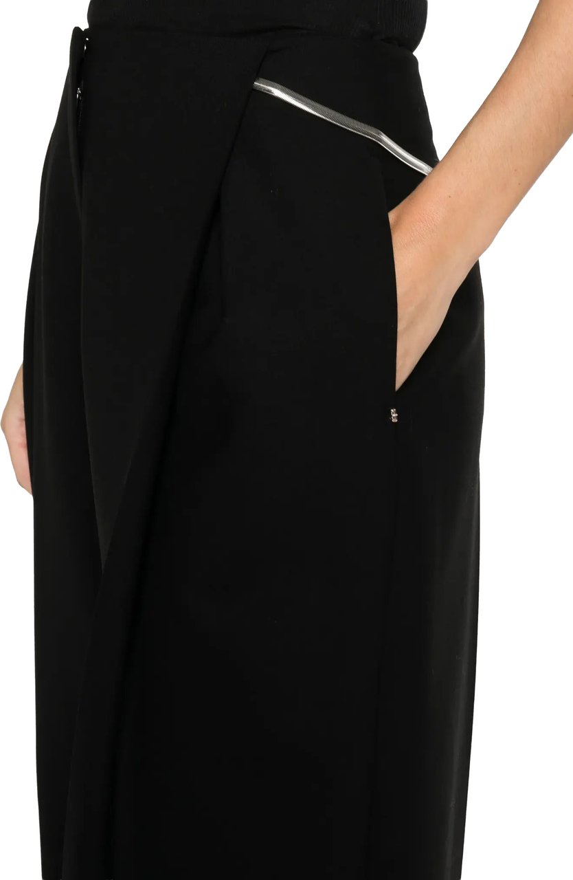 Sportmax Long Trouser Black Zwart