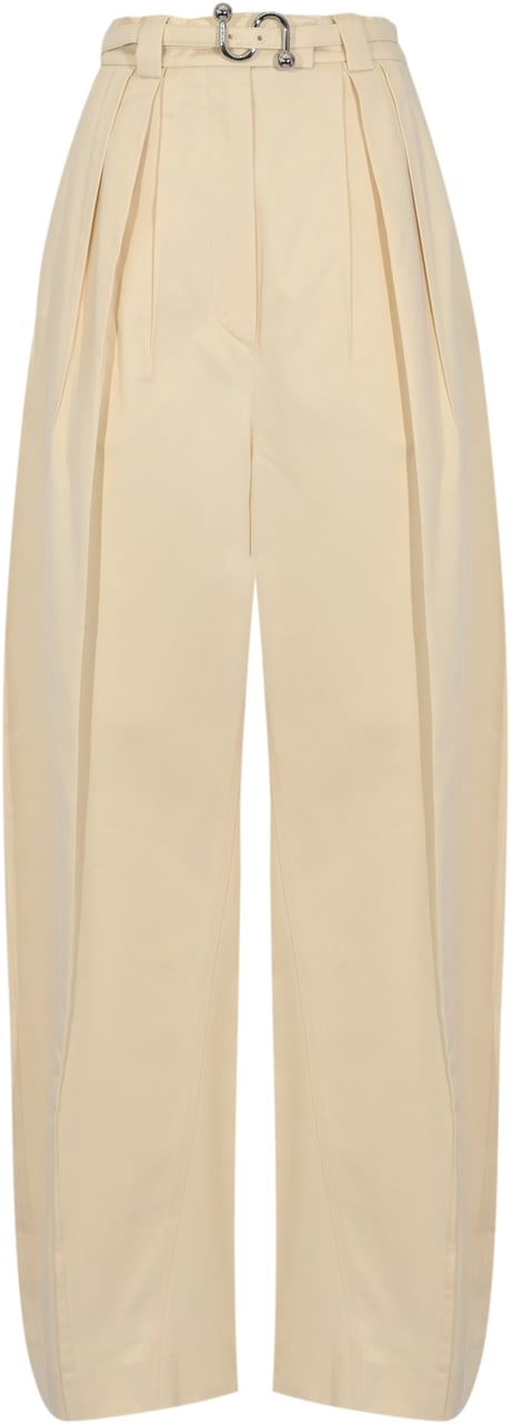 Sportmax Trousers Yellow Geel