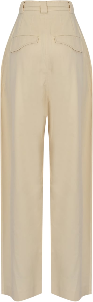 Sportmax Trousers Yellow Geel