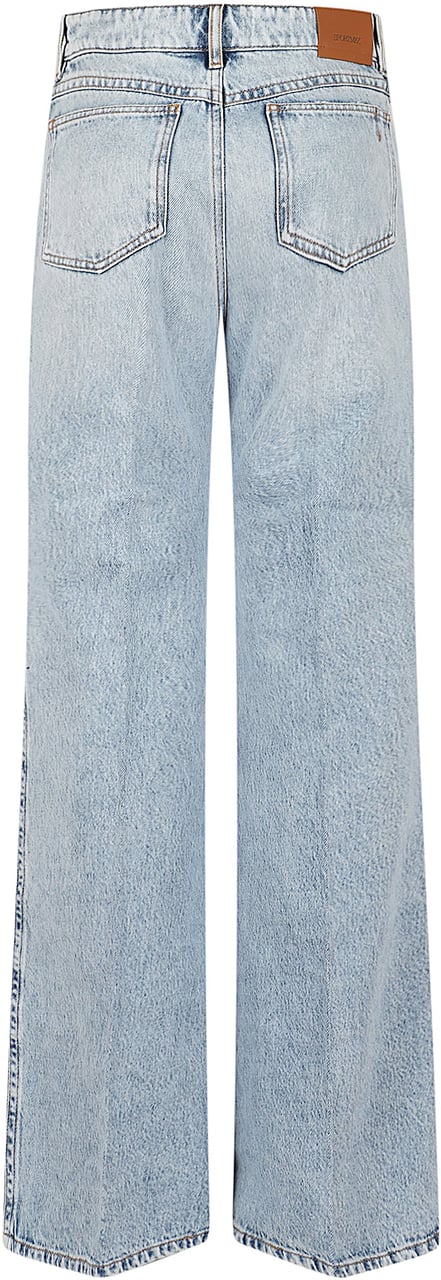 Sportmax SPORT MAXMARA Pantalone in denim ZERO Lichtblauw