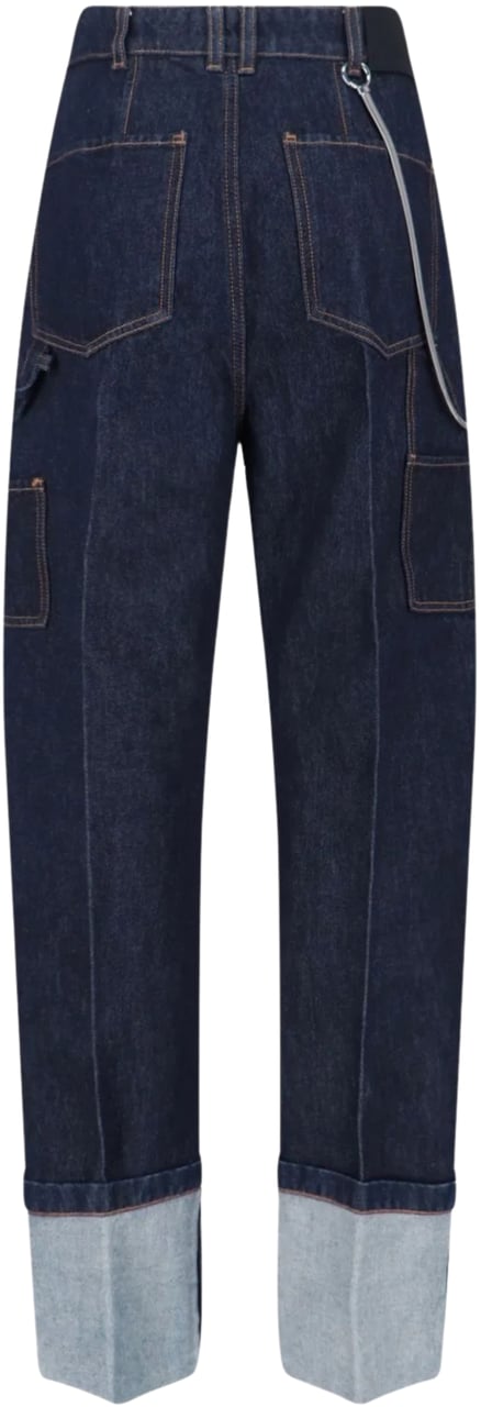 Sportmax Trousers Denim Navy