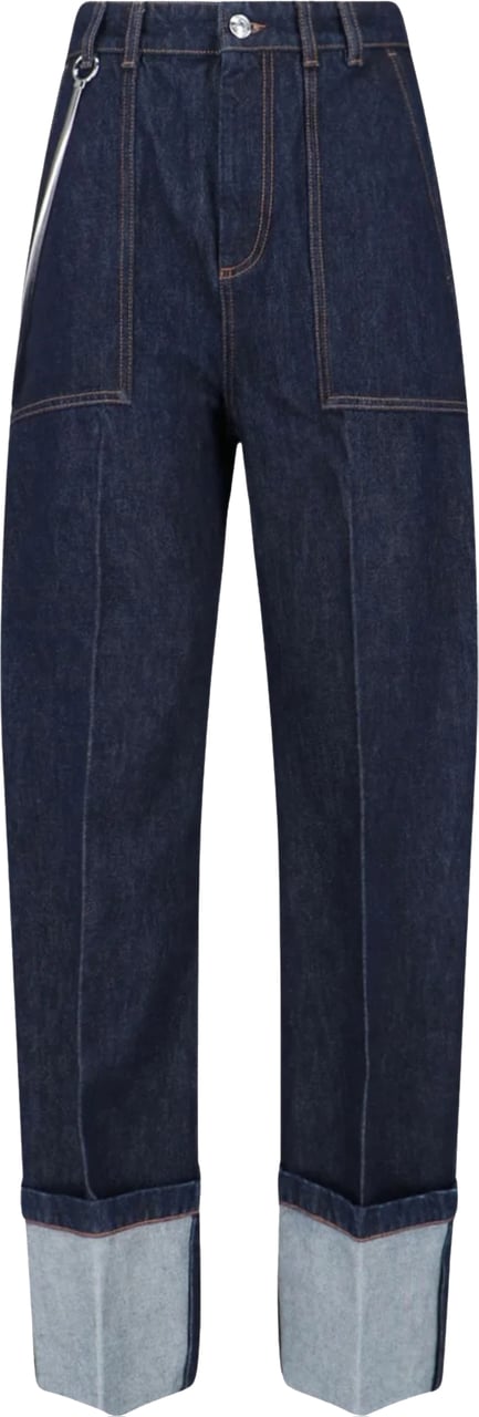 Sportmax Trousers Denim Navy