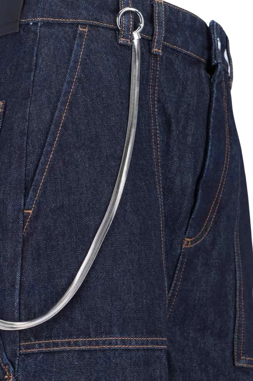 Sportmax Trousers Denim Navy