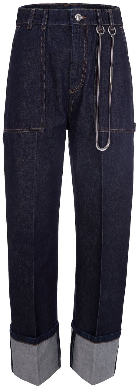Sportmax Jeans Blu Notte Navy