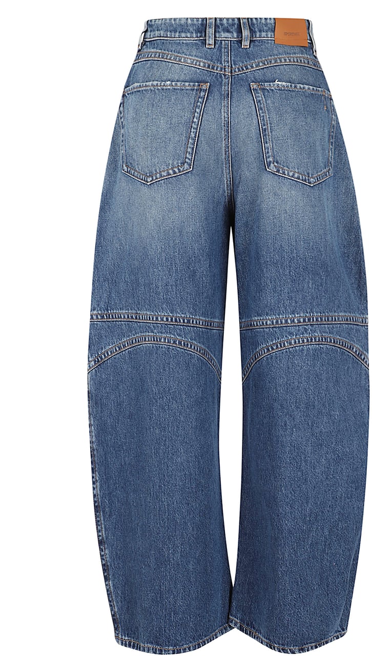 Sportmax SPORT MAXMARA Pantalone in denim VIOLINO Lichtblauw