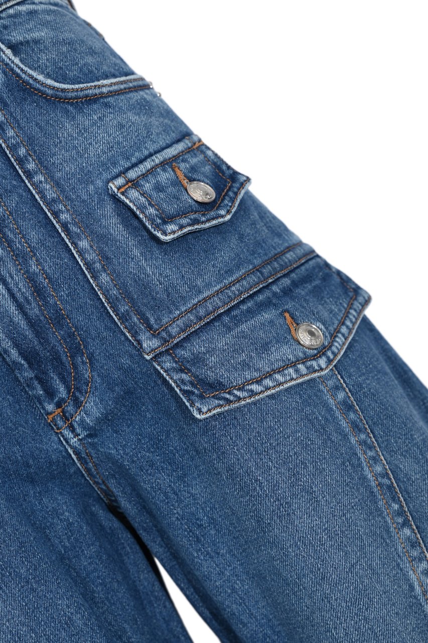 Sportmax Trousers Blue Blauw