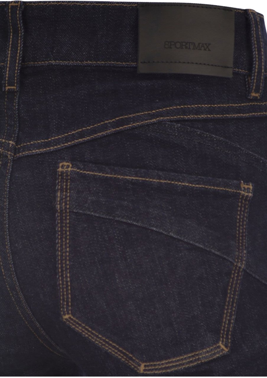 Sportmax Trousers Denim Navy