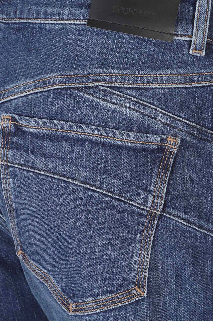 Sportmax Trousers Denim Blauw
