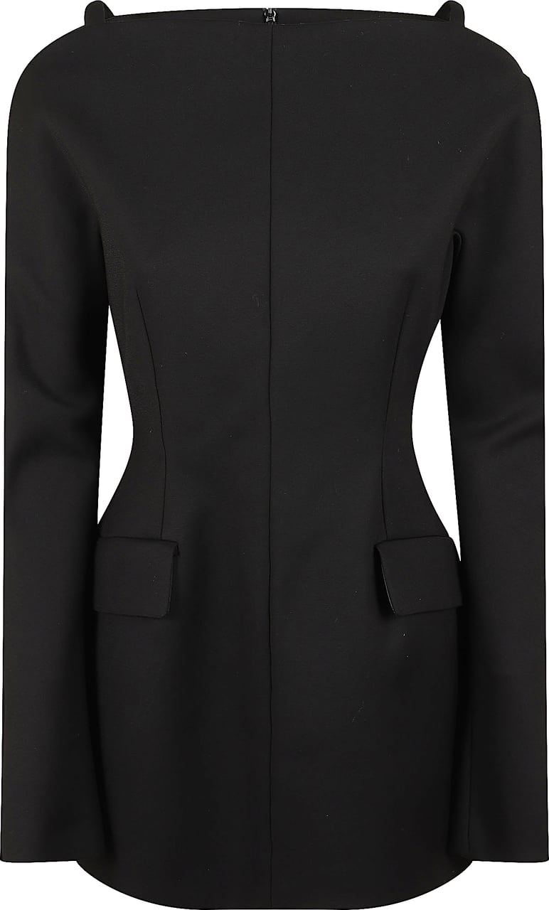 Sportmax SPORT MAXMARA Abito cut out spalla ANGUS Zwart