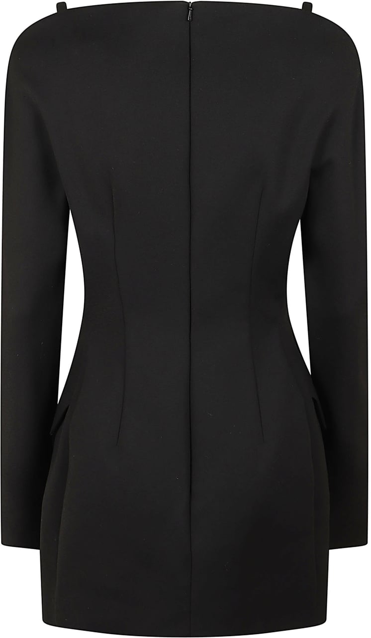 Sportmax SPORT MAXMARA Abito cut out spalla ANGUS Zwart