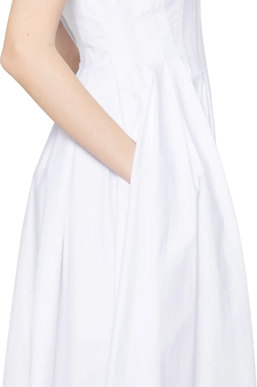 Sportmax Long Dress White Wit