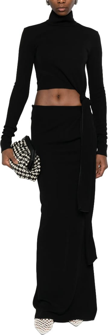 Sportmax Jersey Dress Black Zwart