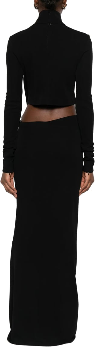Sportmax Jersey Dress Black Zwart