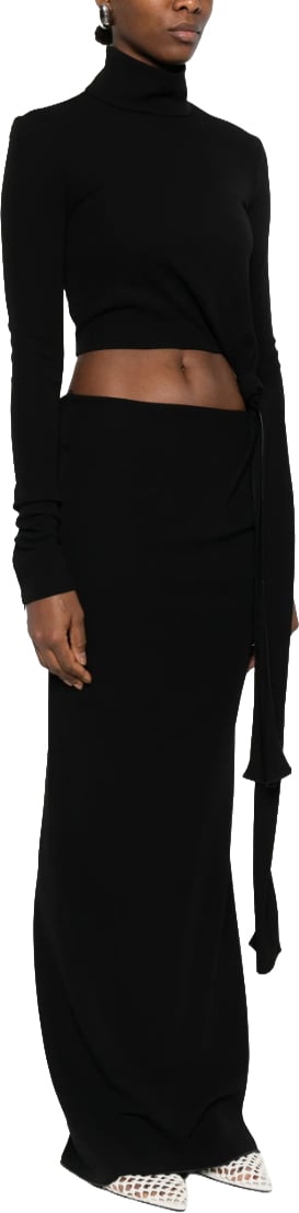 Sportmax Jersey Dress Black Zwart