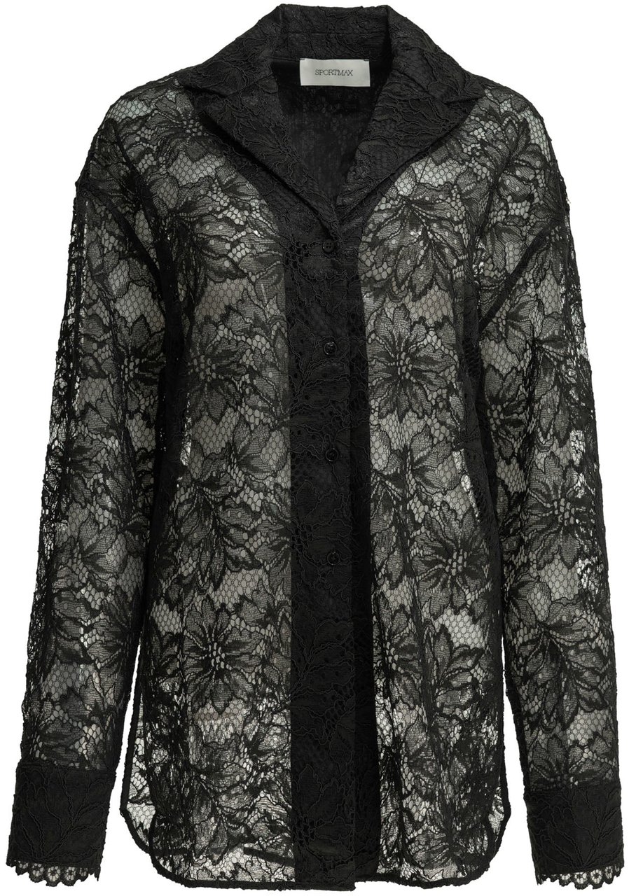 Sportmax Shirts Nero Zwart
