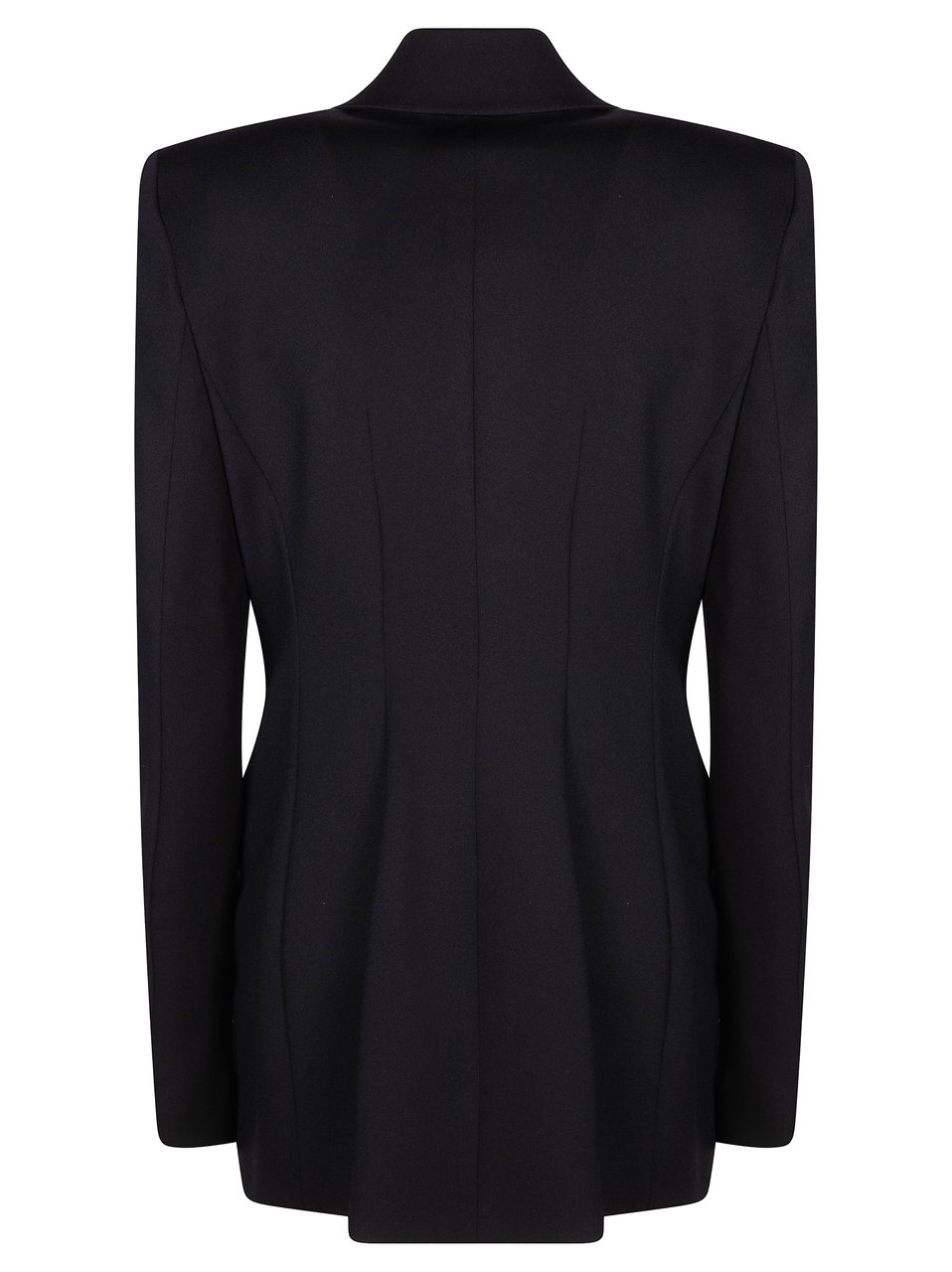 Sportmax Arco Structured Double Breasted Blazer Zwart