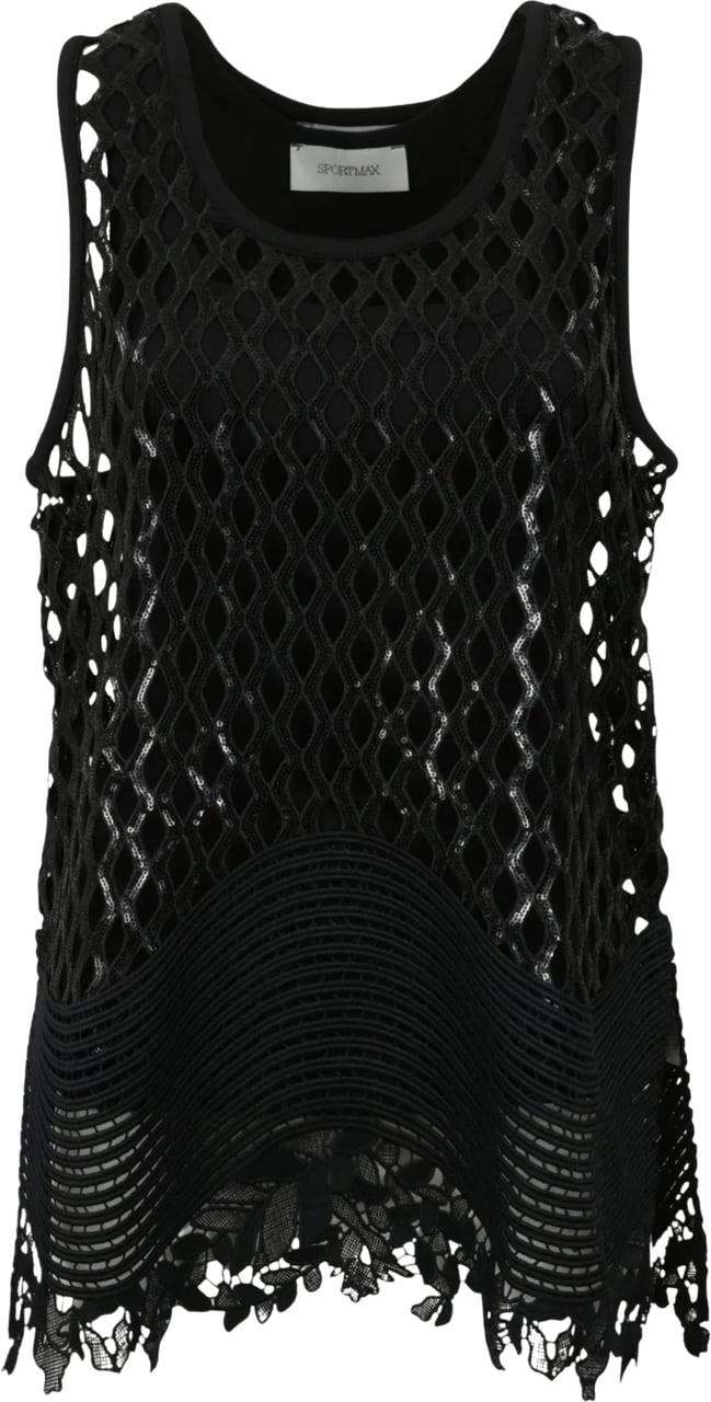 Sportmax Top Nero Zwart
