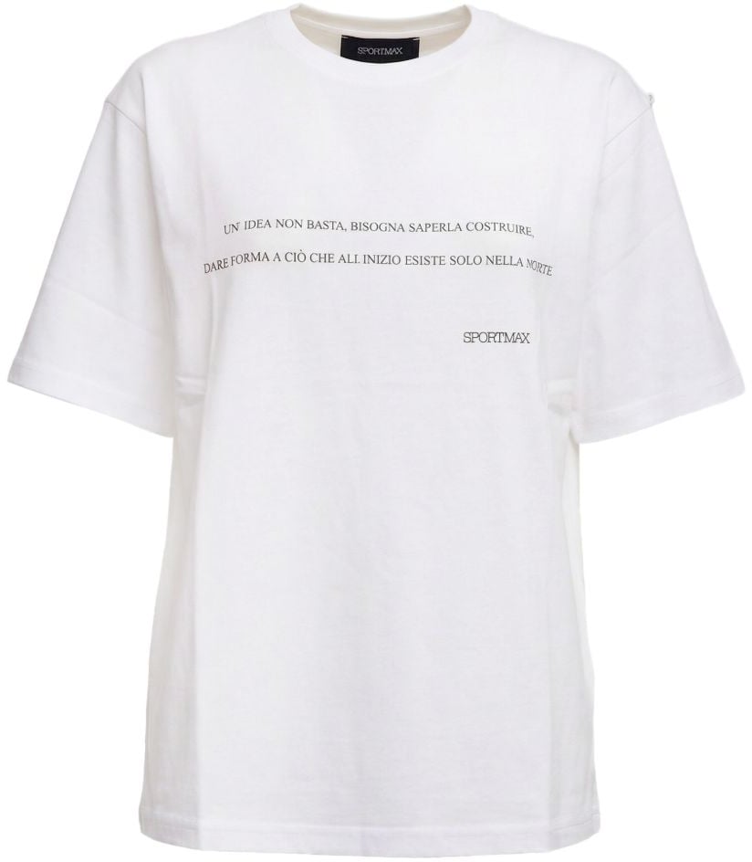 Sportmax T-Shirts And Polos White Wit