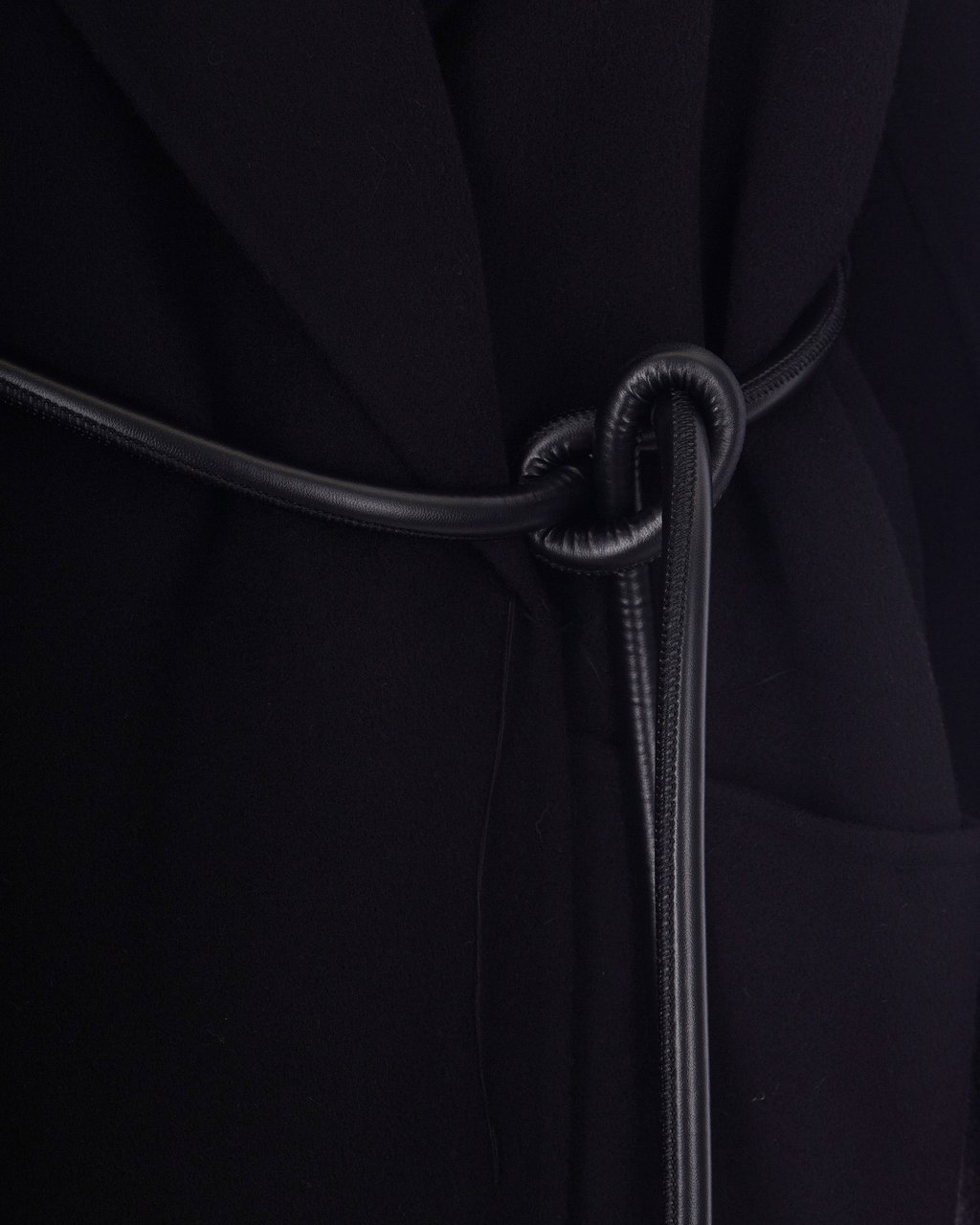 Sportmax Coats Nero Zwart
