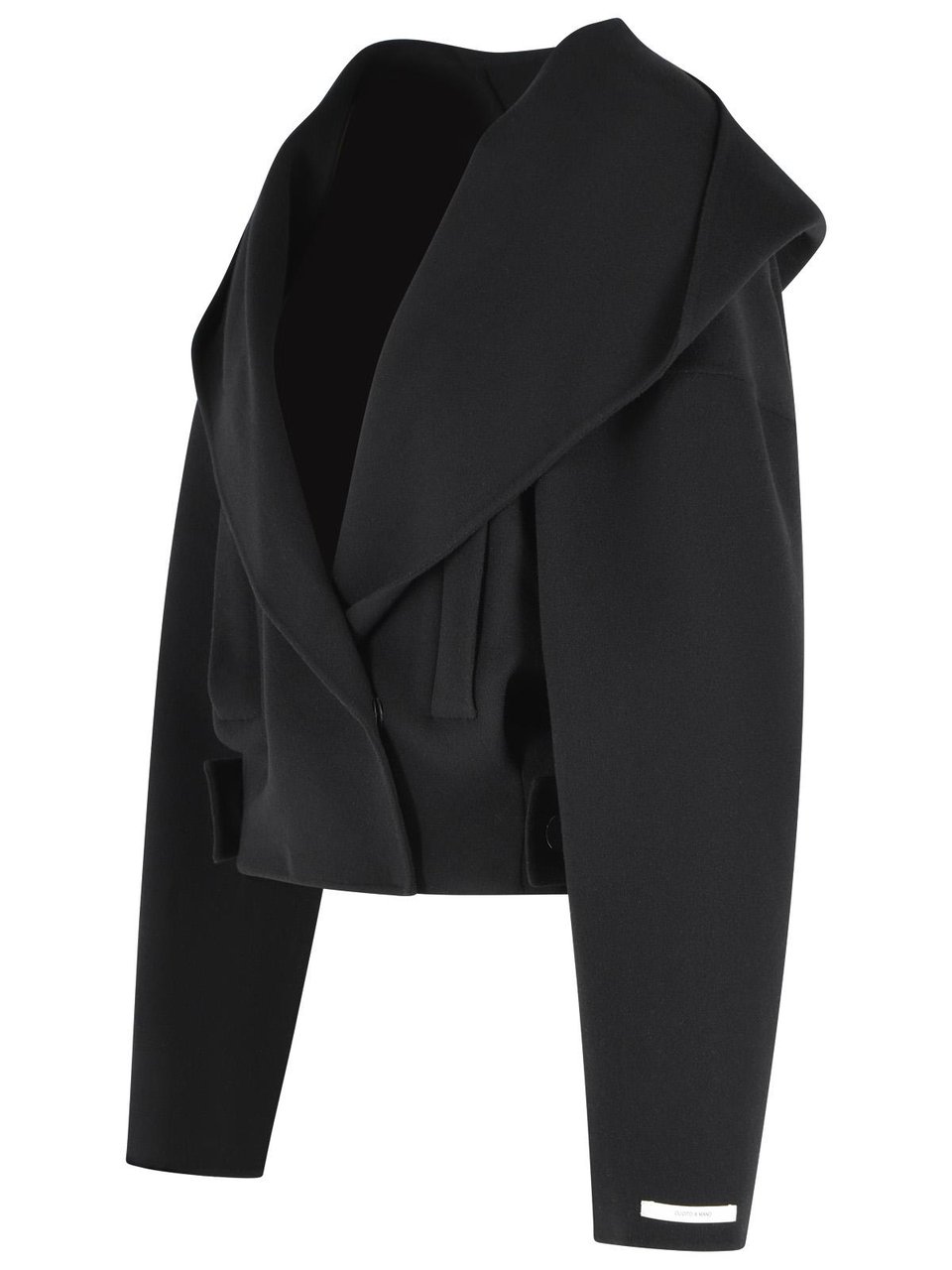Sportmax 'Idoneo' Black Virgin Wool Jacket Zwart