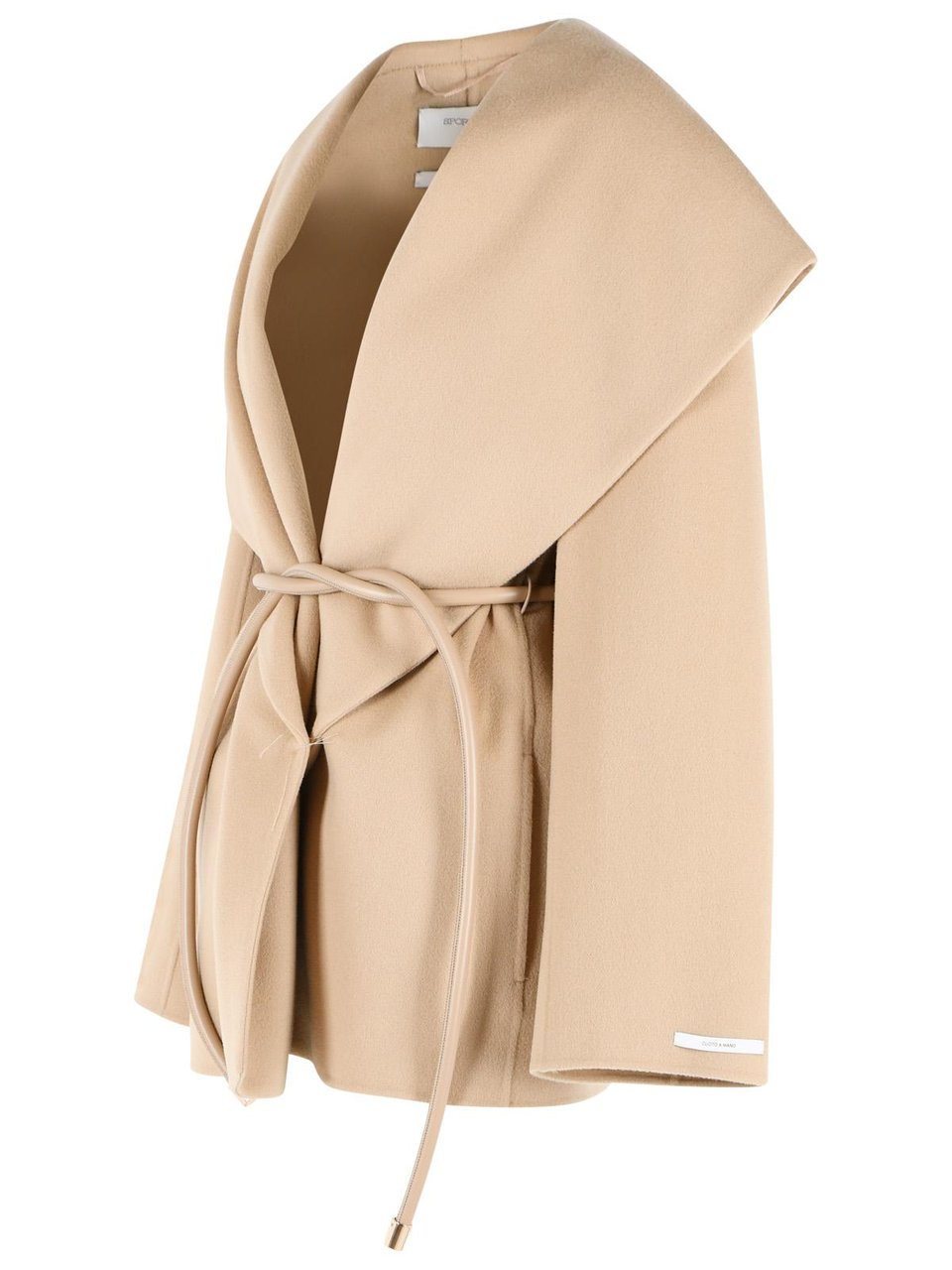 Sportmax 'Uguale' Brown Virgin Wool Jacket Neutraal