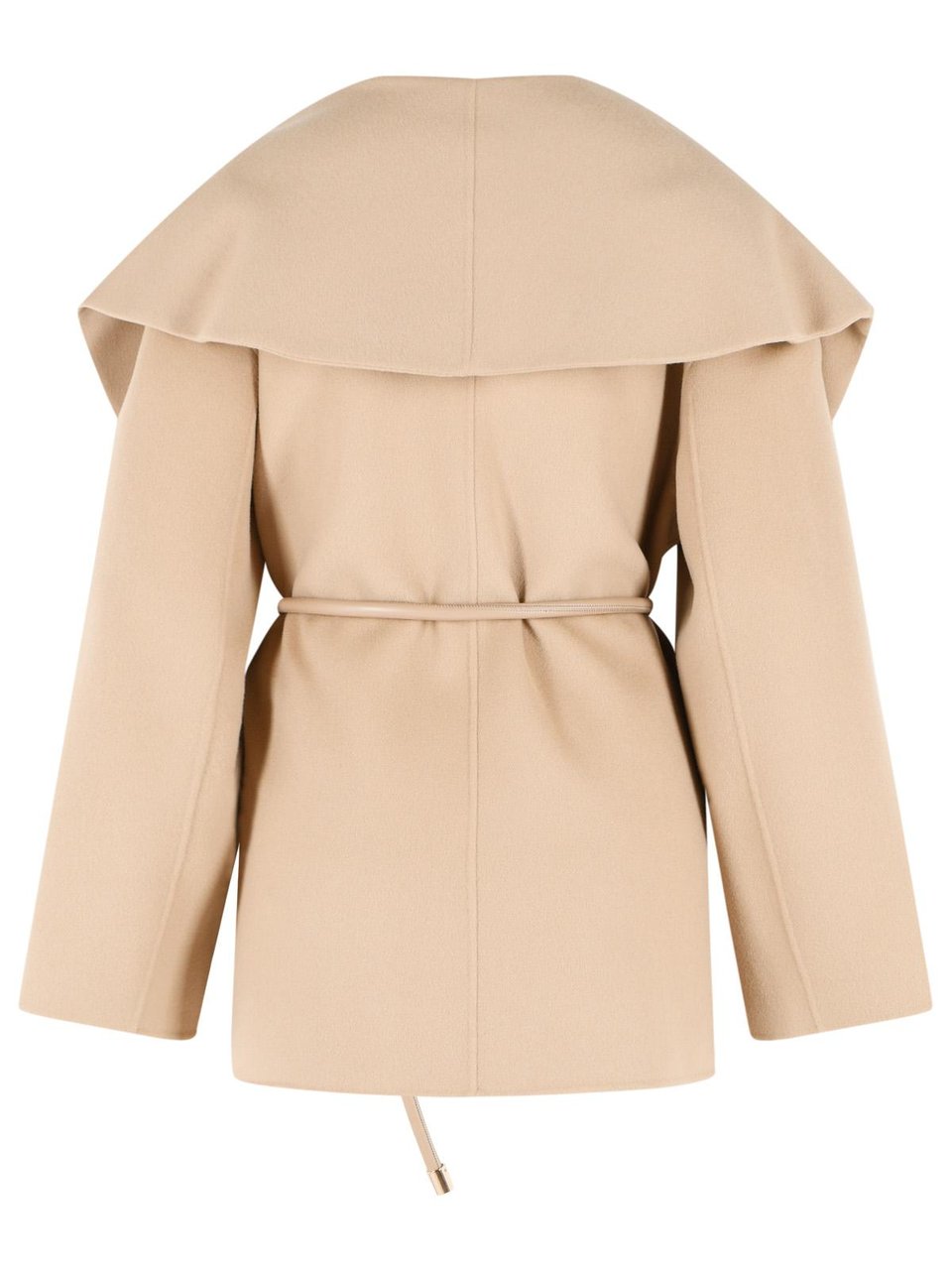 Sportmax 'Uguale' Brown Virgin Wool Jacket Neutraal