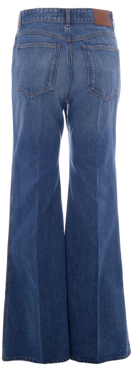 Sportmax Jeans Blu Notte Medio Vintage Navy