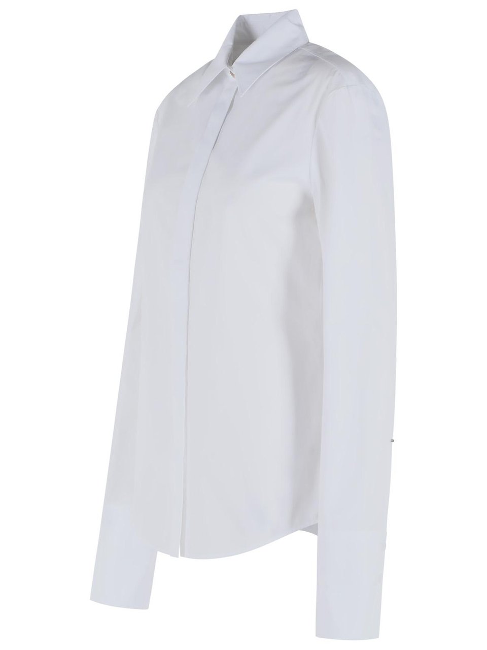 Sportmax 'Accordo' White Cotton Shirt Wit
