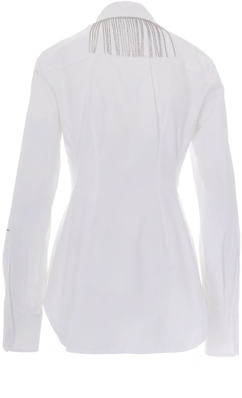 Sportmax Shirts Bianco Ottico Wit