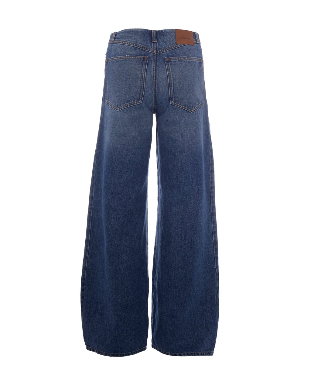 Sportmax Innovative Wide-Leg Jeans with Balloon Shape Zwart