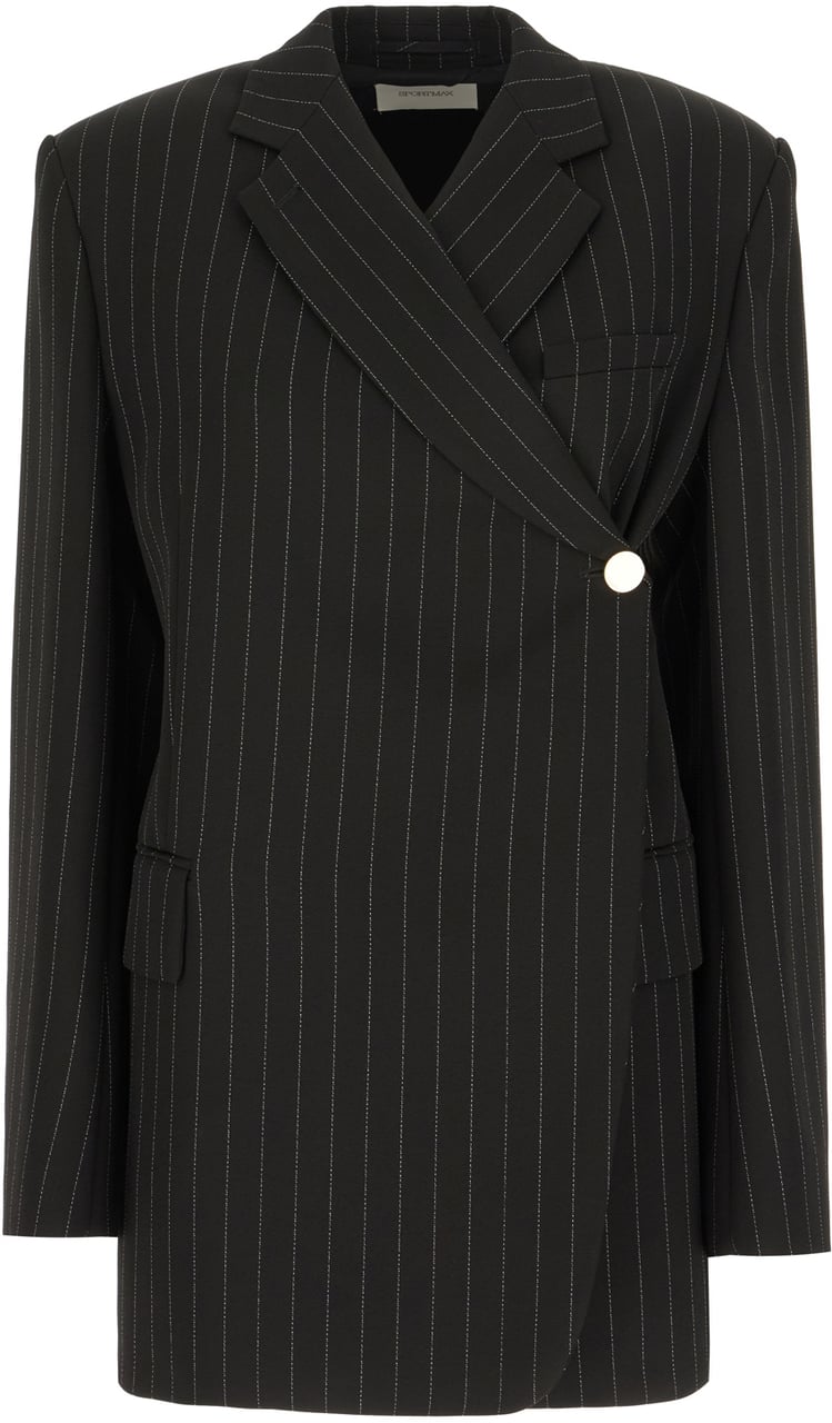 Sportmax Embroidered viscose blend blazer Divers